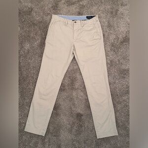 Polo Ralph Lauren White 32X32 White Stretch Classic Fit Chino Trouser Twill